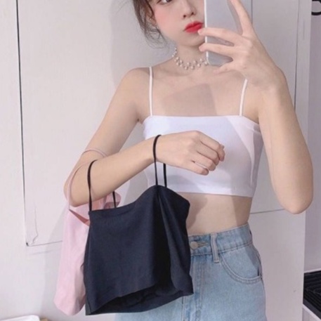 Áo Bra Nữ 2 Dây Đúc Su, Áo Ngực Không Gọng Đệm Mỏng ZANA BRA B8881