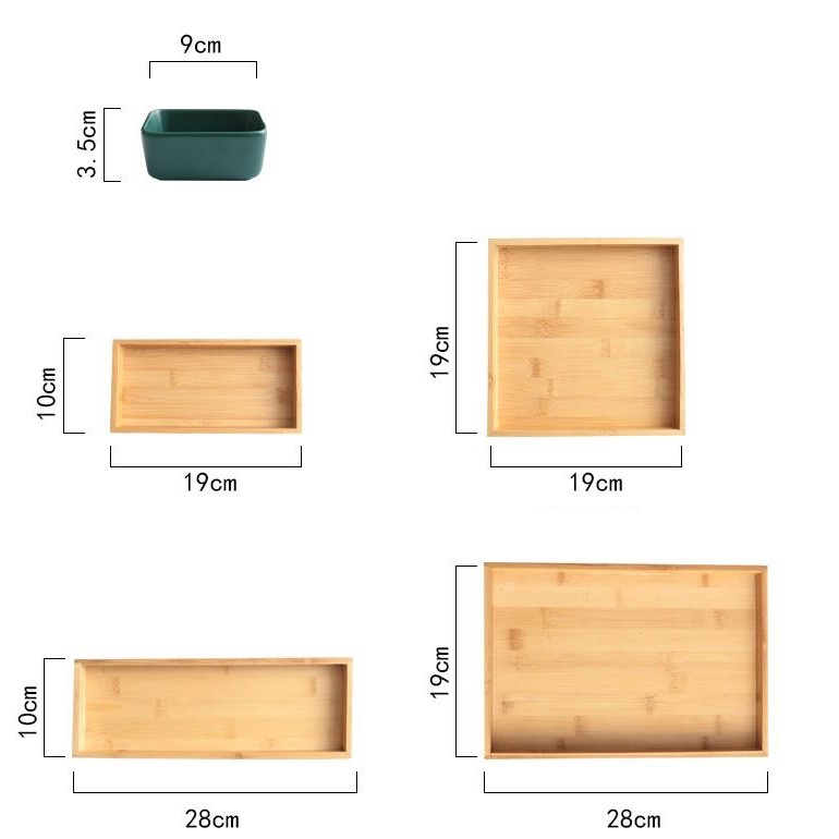 Khay mứt tết bánh kẹo sứ ceramic cao cấp NHẬT BẢN