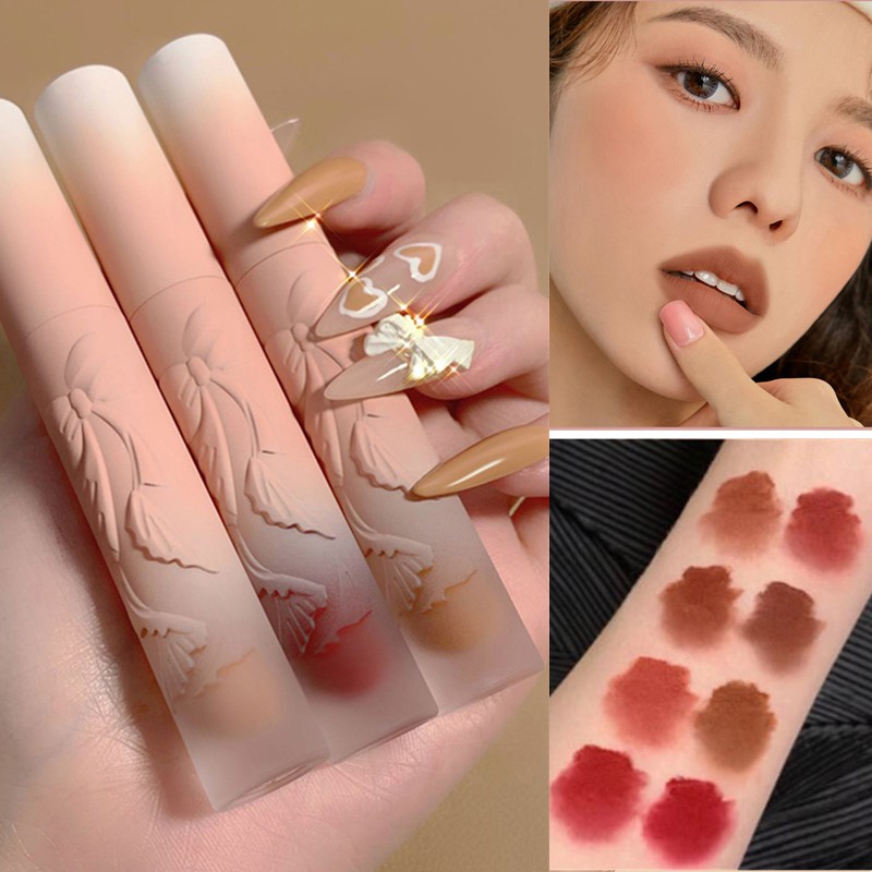 [Hàng mới về] Son môi MAFFICK/PINKCOCO có dưỡng màu sắc tự nhiên chống thấm nước xinh xắn