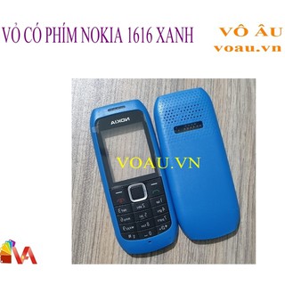 VỎ không PHÍM NOKIA 1616 MÀU XANH [KHÔNG SƯỜN]