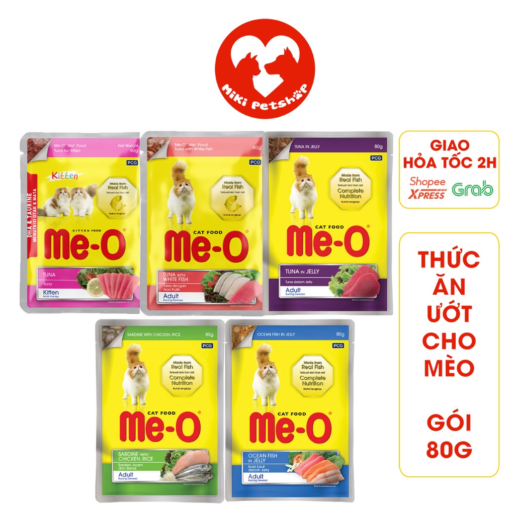 Pate Cho Mèo Pate Me-O Đủ Vị - Miki Petshop