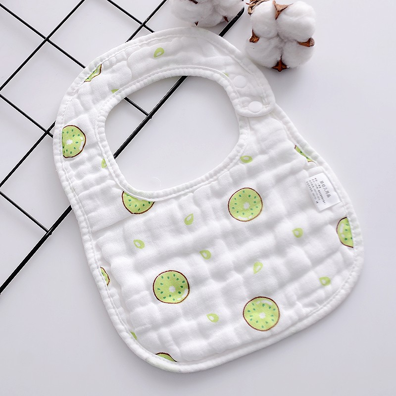 Yếm xô vuông 8 lớp 100% cotton mềm mại thấm hút tốt, đồ dùng cho bé Babyzoo