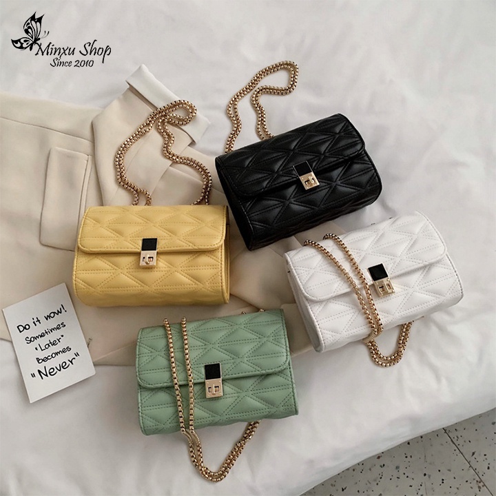 Túi xách đeo chéo nữ cao cấp, túi hộp to đựng nhiều đồ phù hợp nhiều sự kiện TD20