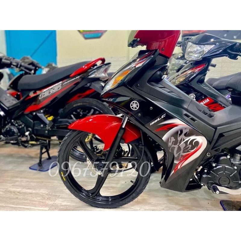 tem rời exciter 2006-2010 đỏ đen indo