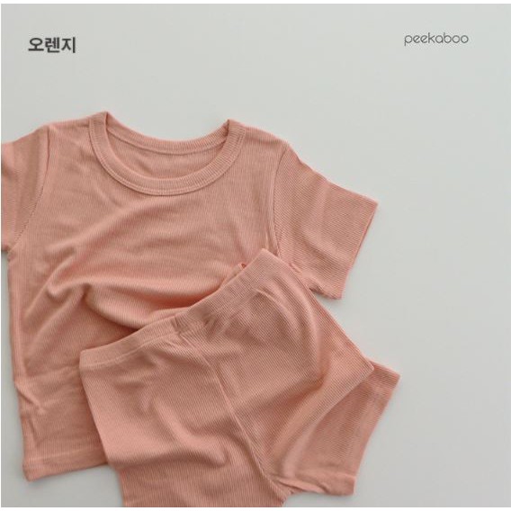 Bộ gân lạnh Peekaboo Hàn Quốc 2021 (bộ đùi/ bộ suit) cho bé
