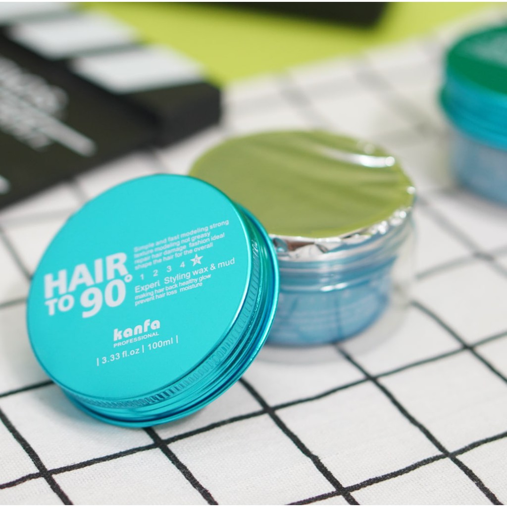 [Kèm Lược] Ｃｏｍｂｏ Sáp vuốt tóc Nữ Hair to 90 KANFA + Gôm xịt tóc giữ nếp tóc con , uốn, giả uốn / Keo xịt tóc/ Wax