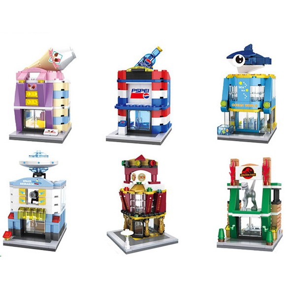 HSANHE Bộ Đồ Chơi Lắp Ráp Lego Mini Cho Bé