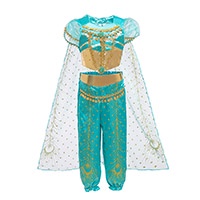 Bộ Đồ Hóa Trang Công Chúa Aladdin Jasmine Xinh Xắn Cho Bé Gái