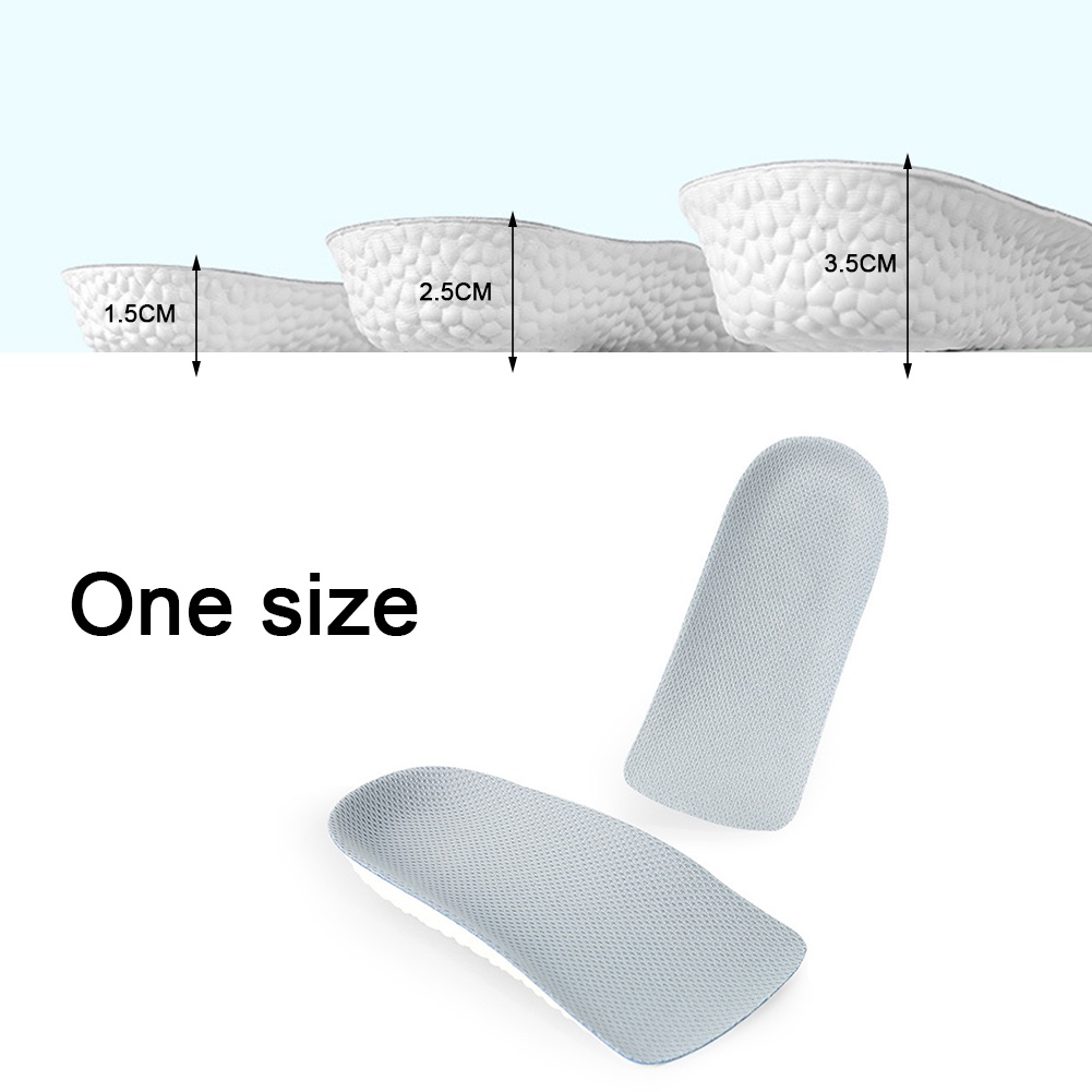 Miếng Lót Giày Mềm Thoáng Khí Tăng Chiều Cao 1.5-3.5cm