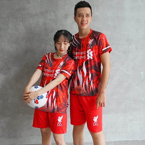 Áo Bóng Đá CLB Thun Lạnh Thiết Kế Cực Đẹp - Liverpool T07 (Miễn Phí In Tên Khi Đặt Đội)