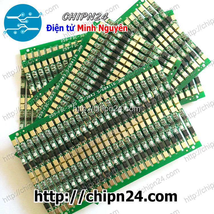 (F123.1) Mạch sạc bảo vệ pin 18650 1 cell 3A