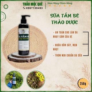 Sữa tắm cho bé tinh dầu thảo dược thiên nhiên - Sữa tắm gội an toàn cho trẻ em, bảo vệ nuôi dưỡng cho da và tóc 200ml