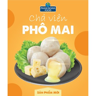 Cá Viên Thát Lát nhân Phô Mai - Hapi Chả Viên Cá Thát Lát nhân Phô Mai (Giao hàng siêu tốc Hà Nội)