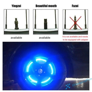 2 Đèn Led Gắn Van Bánh Xe Đạp