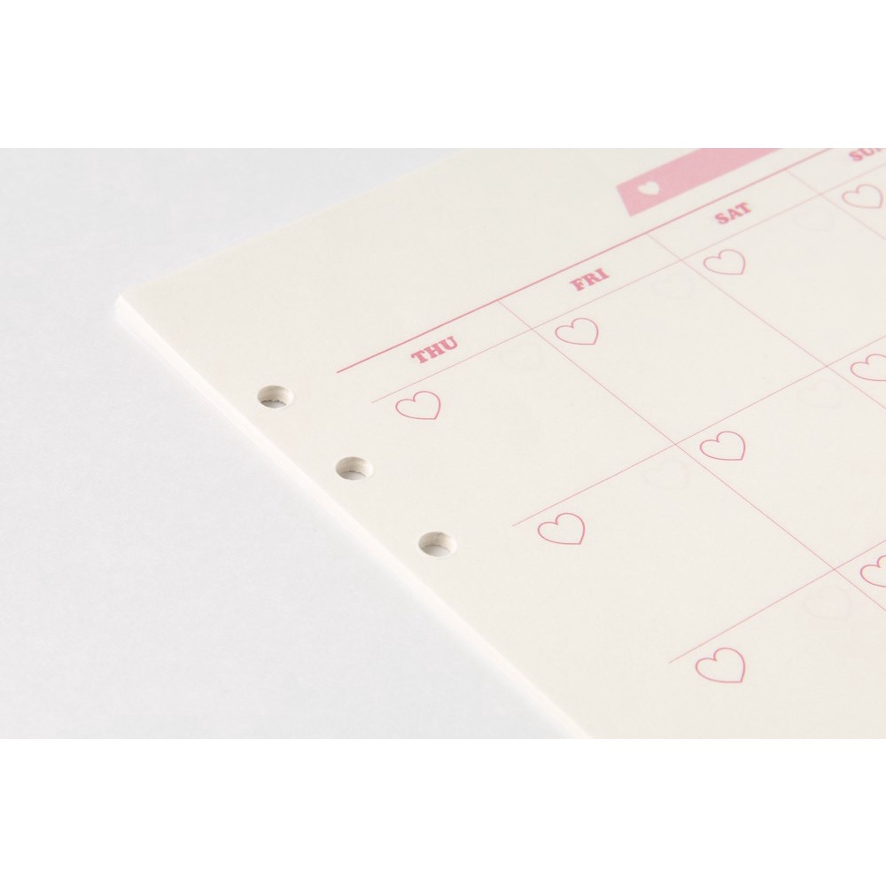 Sổ Planner ARTBOX Hàn Quốc Lập Kế Hoạch Hàng Ngày Hình Trái Tim Xinh Xắn