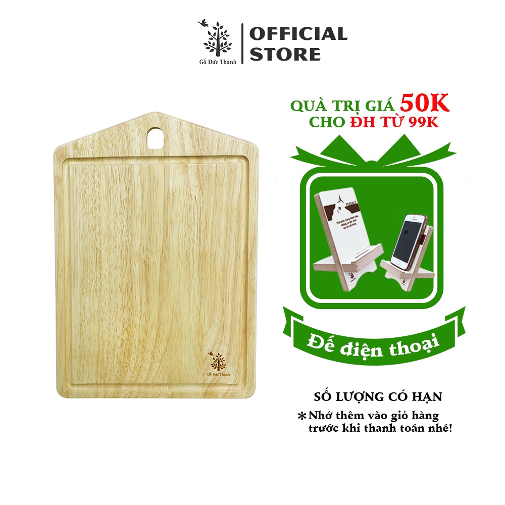 Thớt hình ngôi nhà | Gỗ Đức Thành - 02015