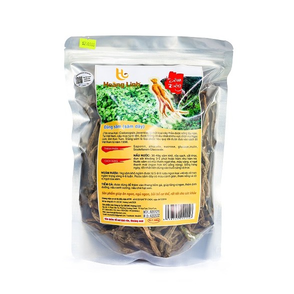 SÂM DÂY KHÔ - ĐẲNG SÂM NGỌC LINH - HỘP 1kg và TÚI 500gr - LOẠI 1 | BigBuy360 - bigbuy360.vn