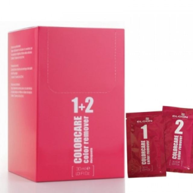 ELGON COLOR REMOVER - BỘ SẢN PHẨM RỬA MÀU TÓC KHÔNG ƯNG Ý 30ML X 12