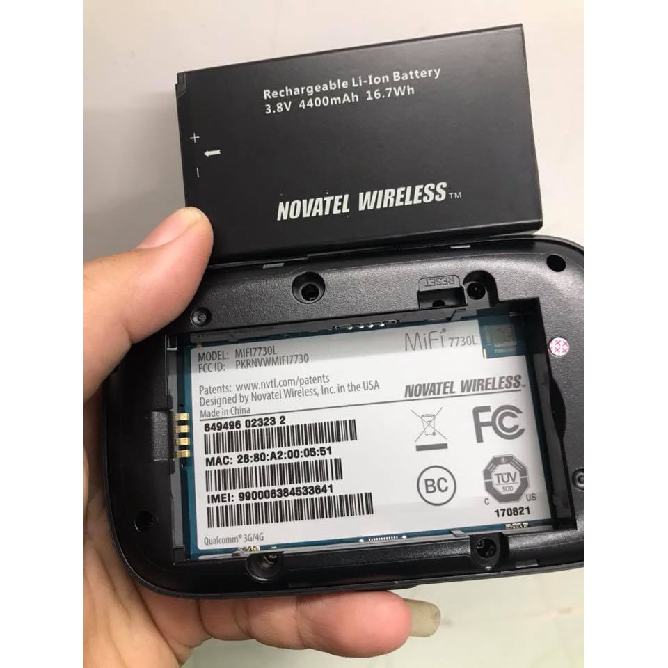 Bộ Phát Wifi 4G Novatel Mifi 7730L Hàng Verizon Mỹ 98%