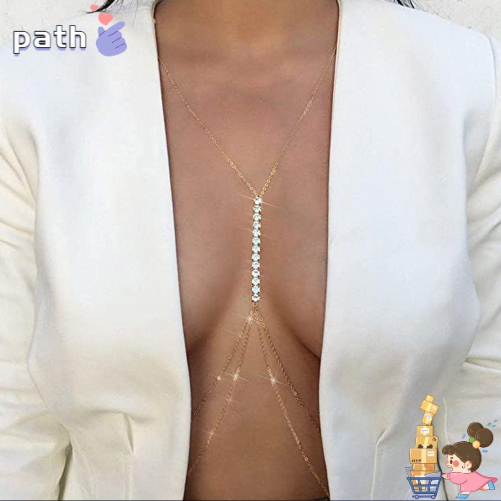 Chuỗi đeo ngực/cơ thể mặc bikini kiểu đan chéo thời trang đi biển/dự tiệc tinh tế nhiều màu lựa chọn quyến rũ cho nữ