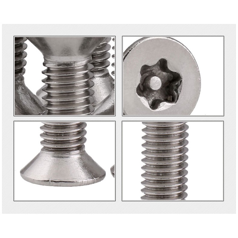 M5M6) Đầu Lục Giác Bằng Thép Không Gỉ 304 Kèm Ốc Vít Chống Trộm M5M6 giá  cạnh tranh