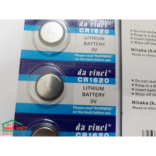 VỈ 5 PIN CÚC ÁO LITHIUM CR1620