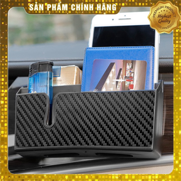 ⚡️HÀNG HOT⚡️Hộp Đựng Đồ 2 Ngăn Đa Năng Cho Xe Hơi | Đựng Điện Thoại, Gói Thuốc Lá. Thẻ Xe HOT