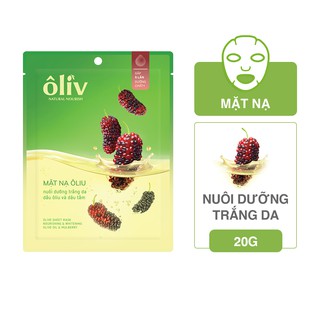 Mặt Nạ Ôliv Trắng Da Dâu Tằm 20g - V20