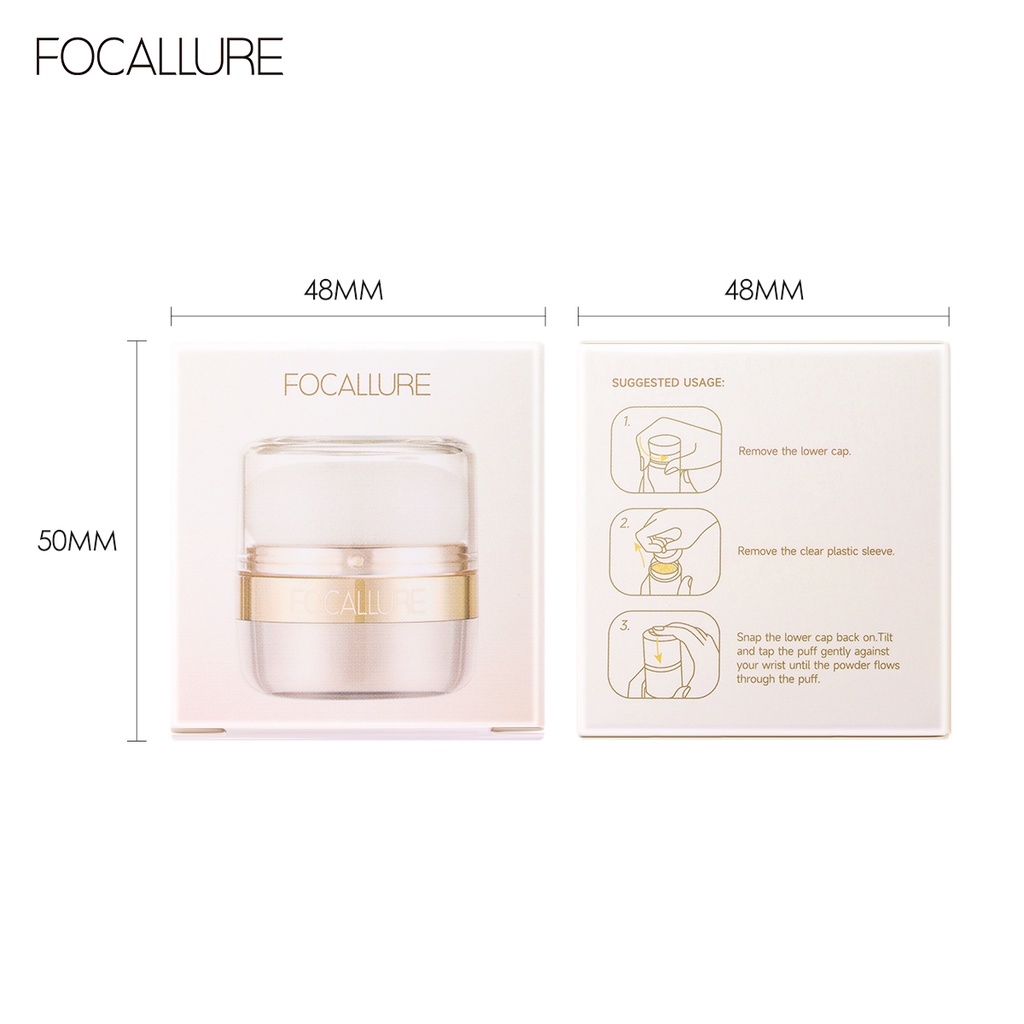 Focallure#Phấn Má Hồng AmberGold Focus On Me Sắc Tố Cao Kiểm Soát Dầu Không Cần Phụ Gia