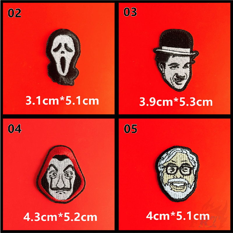 Miếng vá ủi trang trí quần áo hình nhân vật hoạt hình độc đáo