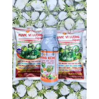 bộ đôi chuyên tẩy trái Đồng kẽm Fuvic vi lượng của quả cầu lửa
