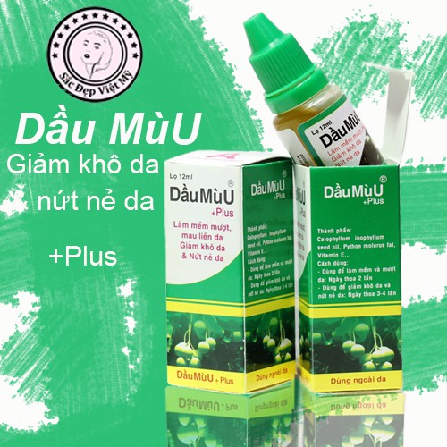 Dầu Mù U 12ml Làm Mềm, Mượt Da Mờ Sẹo