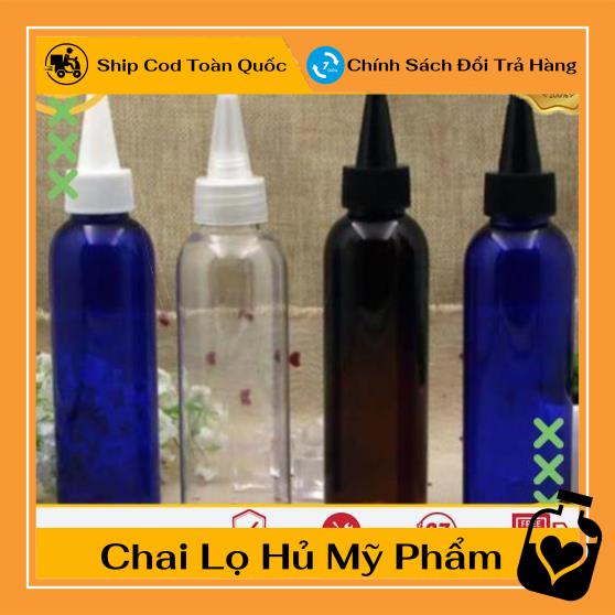 Chai Chiết Mĩ Phẩm ❤ TOP GIÁ RẺ ❤ Chai nhựa pet nút nhọn 150ml,200ml,250ml , chai lọ mỹ phẩm , , phụ kiện du lịch