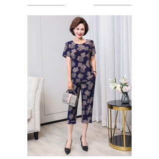 bộ thun lạnh mặc nhà cho mẹ