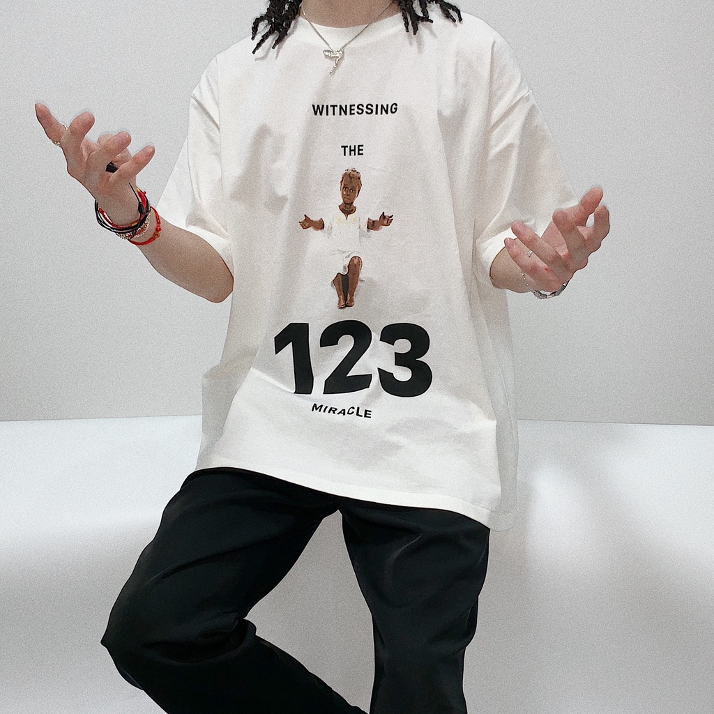 RRR123 old short-sleeved Vintage tee high street loose American casual couple T-shirt