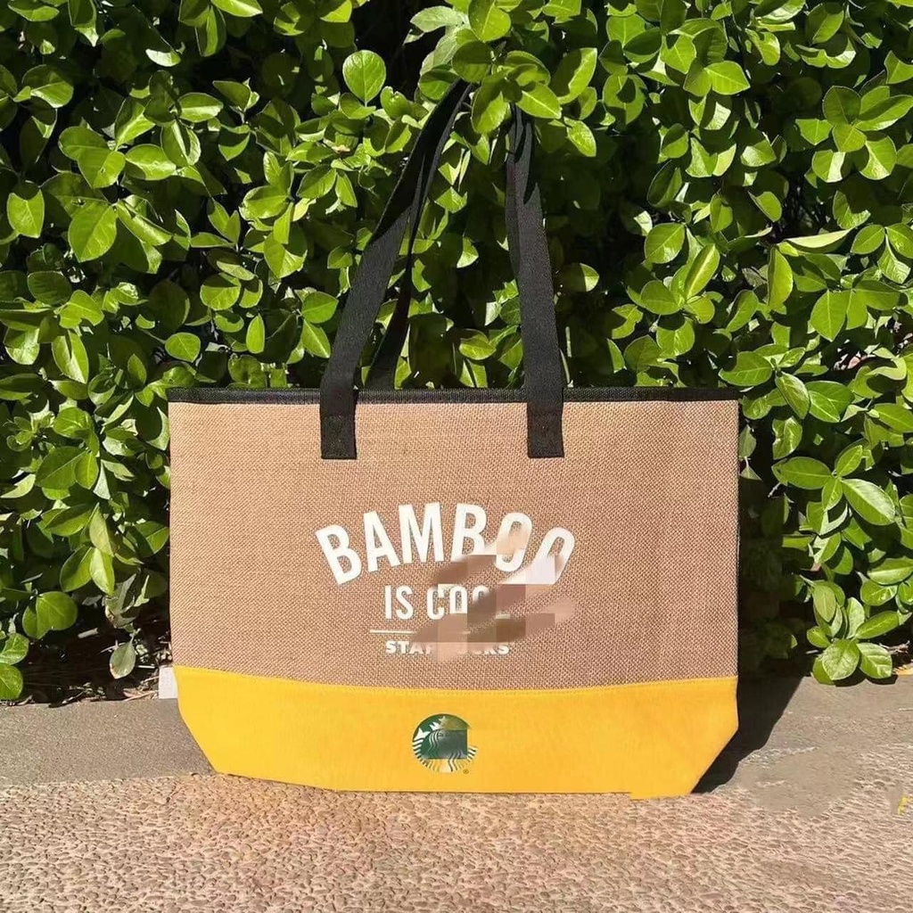 TÚI CÓI BAMBOO IS COOL STARBUCK KT 33x21x14cm