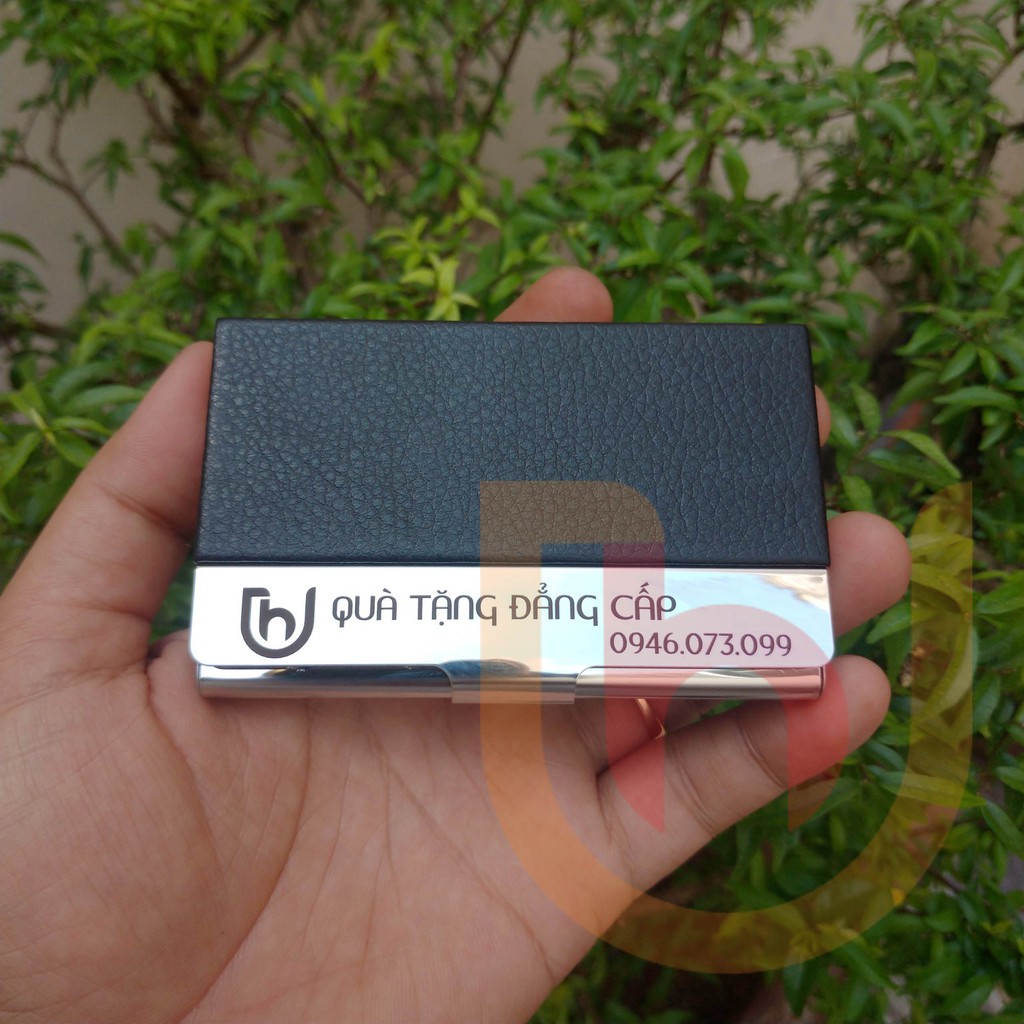 Ví đựng thẻ ATM, name card, card visit cao cấp bằng thép không rỉ khắc theo yêu cầu