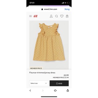 Váy cánh tiên h&m auth chuẩn