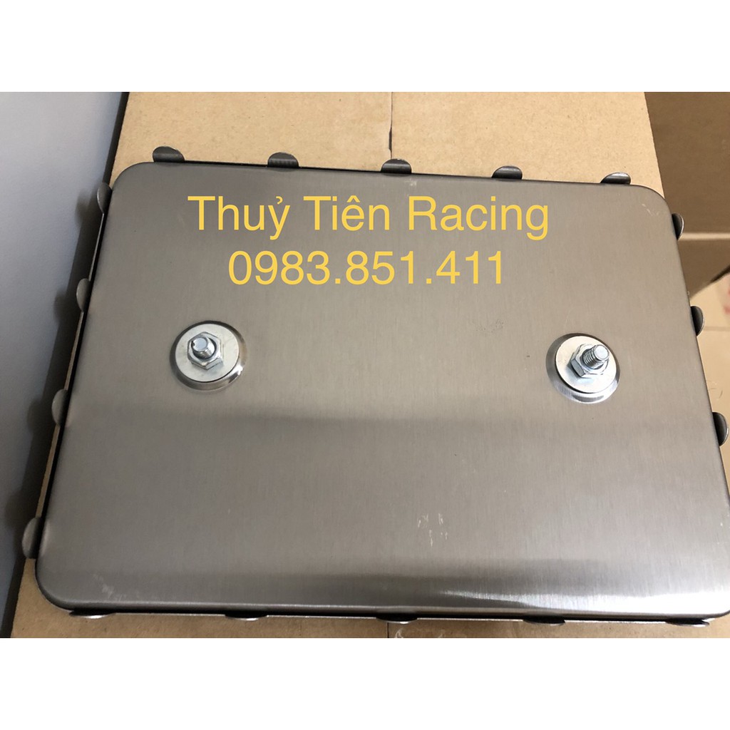 BIỂN SỐ XE MÁY  FULL BỘ INOX, MICA ĐÀI LOAN_HTB06