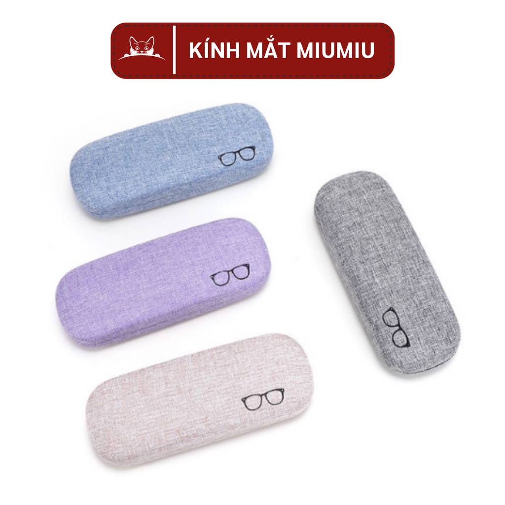 Hộp vải đựng gọng kính cận dễ thương, bao đựng kính chống va đập
