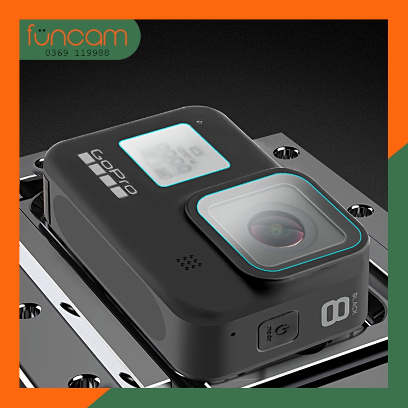 Miếng dán cường lực Gopro 8 Black
