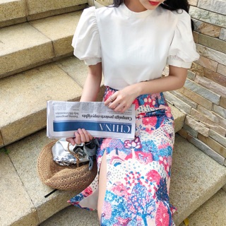 Áo tay bồng ngắn