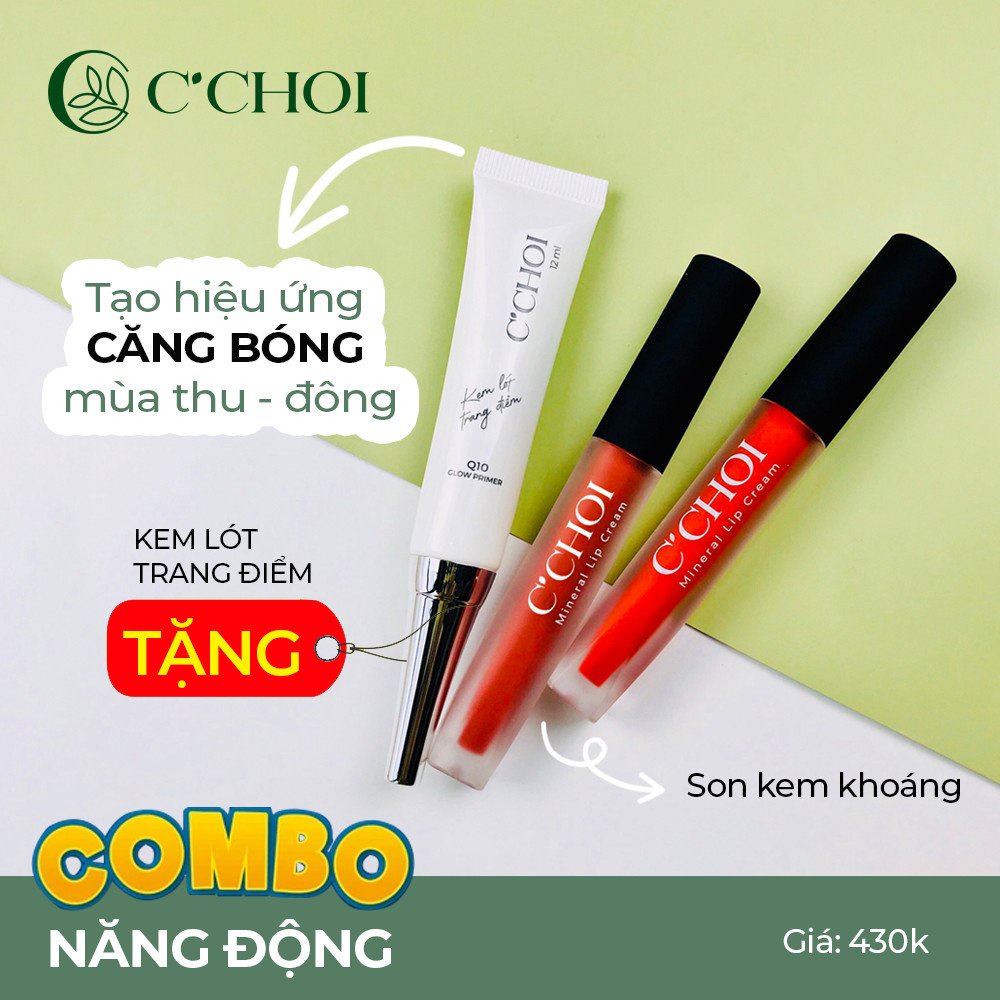 Son Kem Khoáng Mềm Môi C'CHOI Mineral Lip Cream M04 - Ly Ly Oran