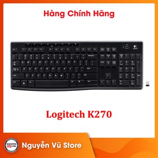 Bàn Phím Không Dây Logitech K270 - Hàng Chính Hãng