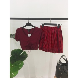 💢💢#ÁOCROPTOP RÚT DÂY (PVN4565)