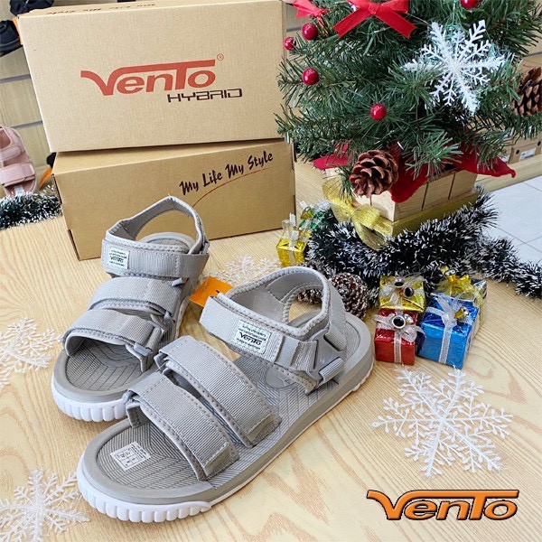 [Màu Xám]Sandal Vento xuất nhật chính hãng NV9801( dòng Hybird chất lượng cao)