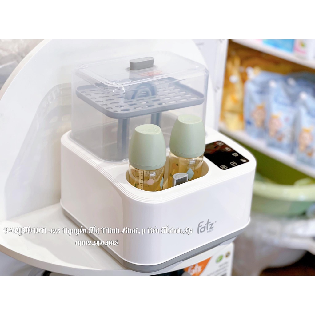 MÁY TIỆT TRÙNG SẤY KHÔ HÂM SỮA ĐIỆN TỬ 5 TRONG 1 CHÍNH HÃNG FATZ BABY - CAPTAIN 2 - FB4315SL