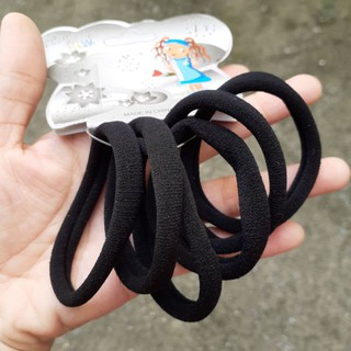 Túi 12-24 dây thun cột tóc đen mịn