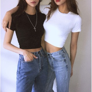 Áo thun nữ croptop thời trang