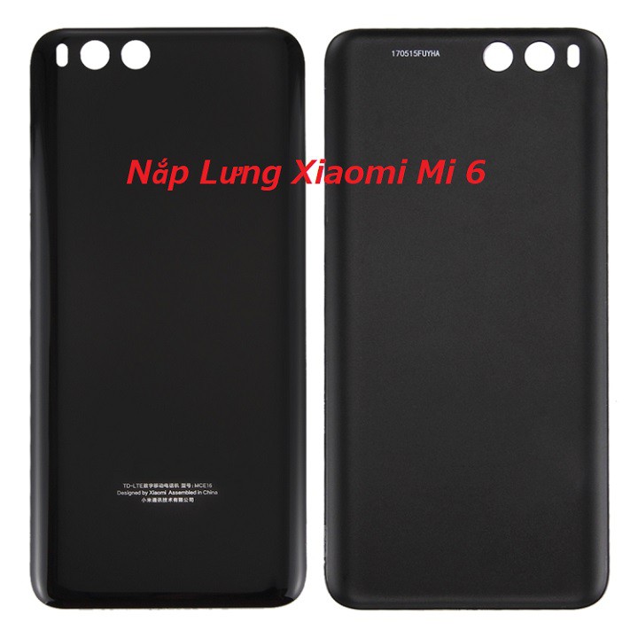 🤡 Nắp Lưng 🤡 Xiaomi Mi 6 Chính Hảng